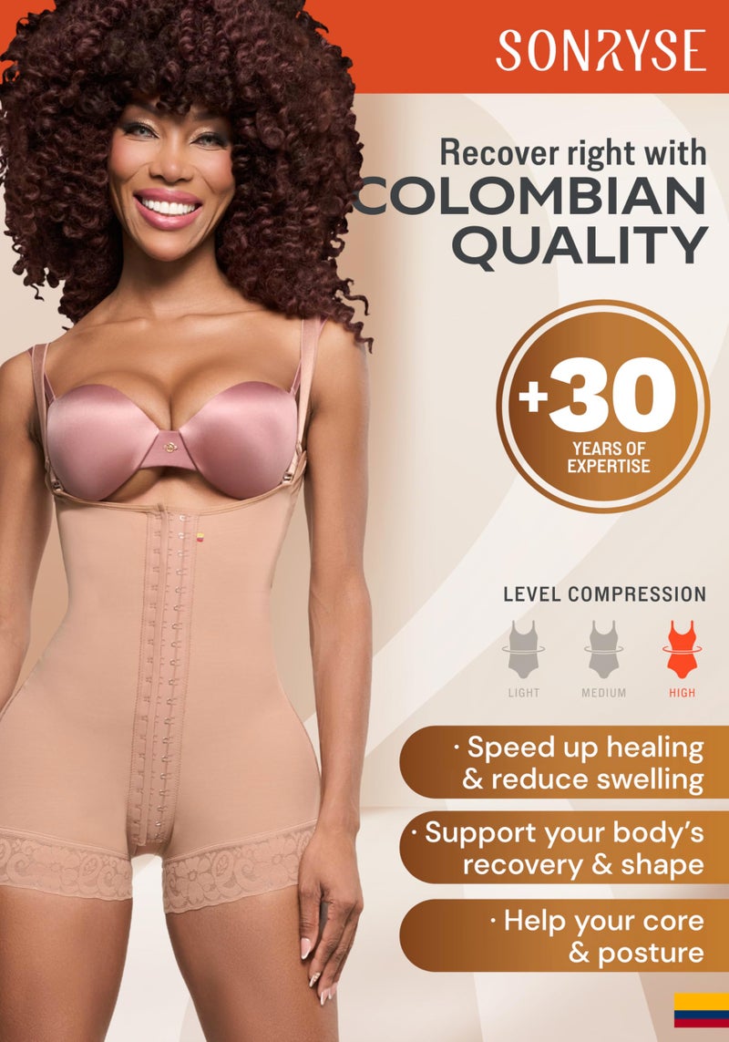 Sonryse Fajas Colombianas Postparto Cesarea Postpartum Girdle Stage 2 Faja Tummy Control For Women - Image 2